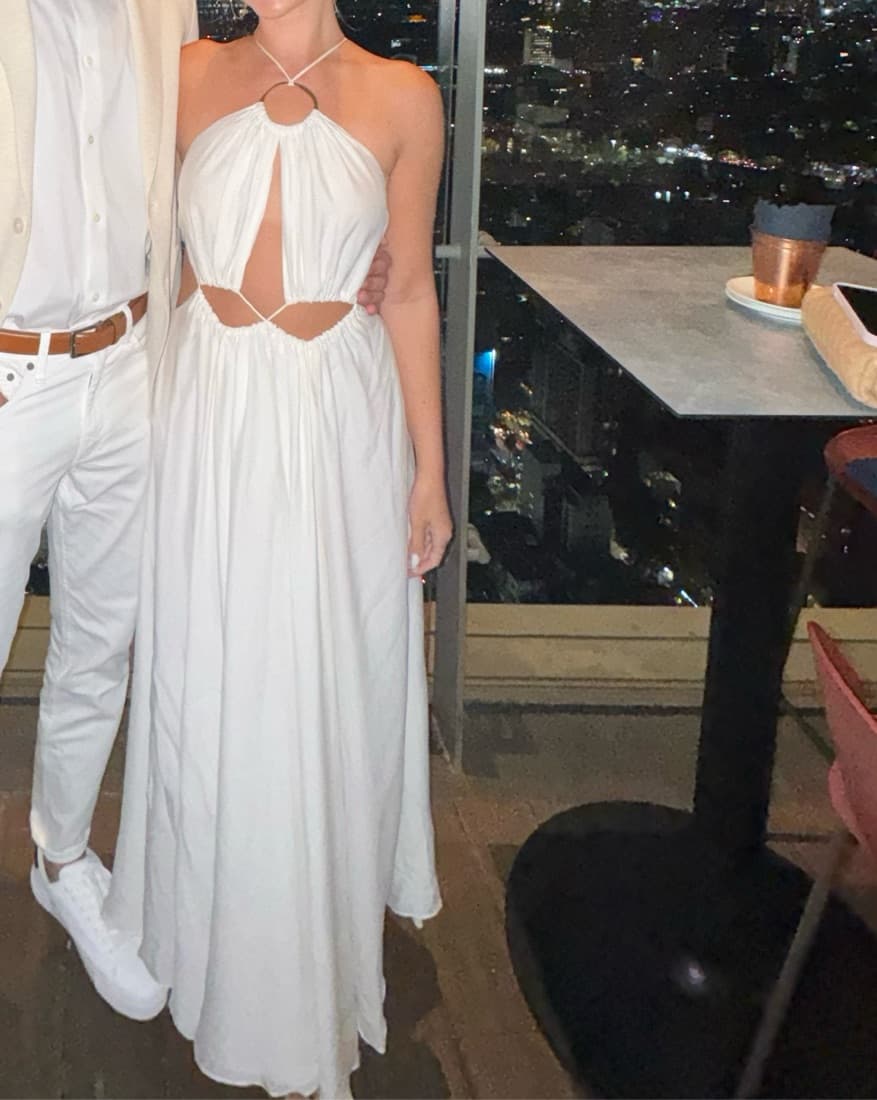 Cult Gaia White Aphrodite Cut Out gown  - Image 2
