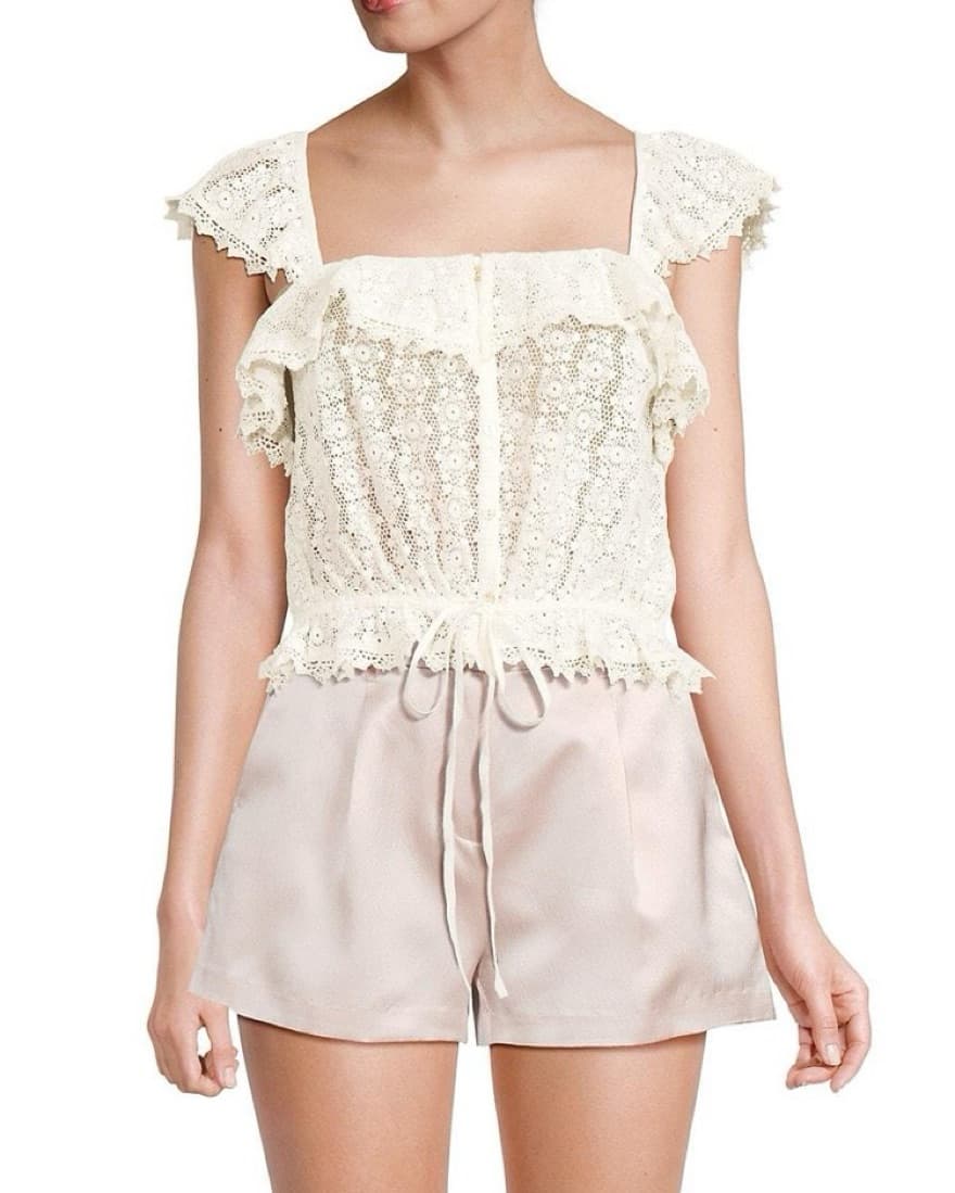 LoveShackFancy Lace Sheer Top - Image 2