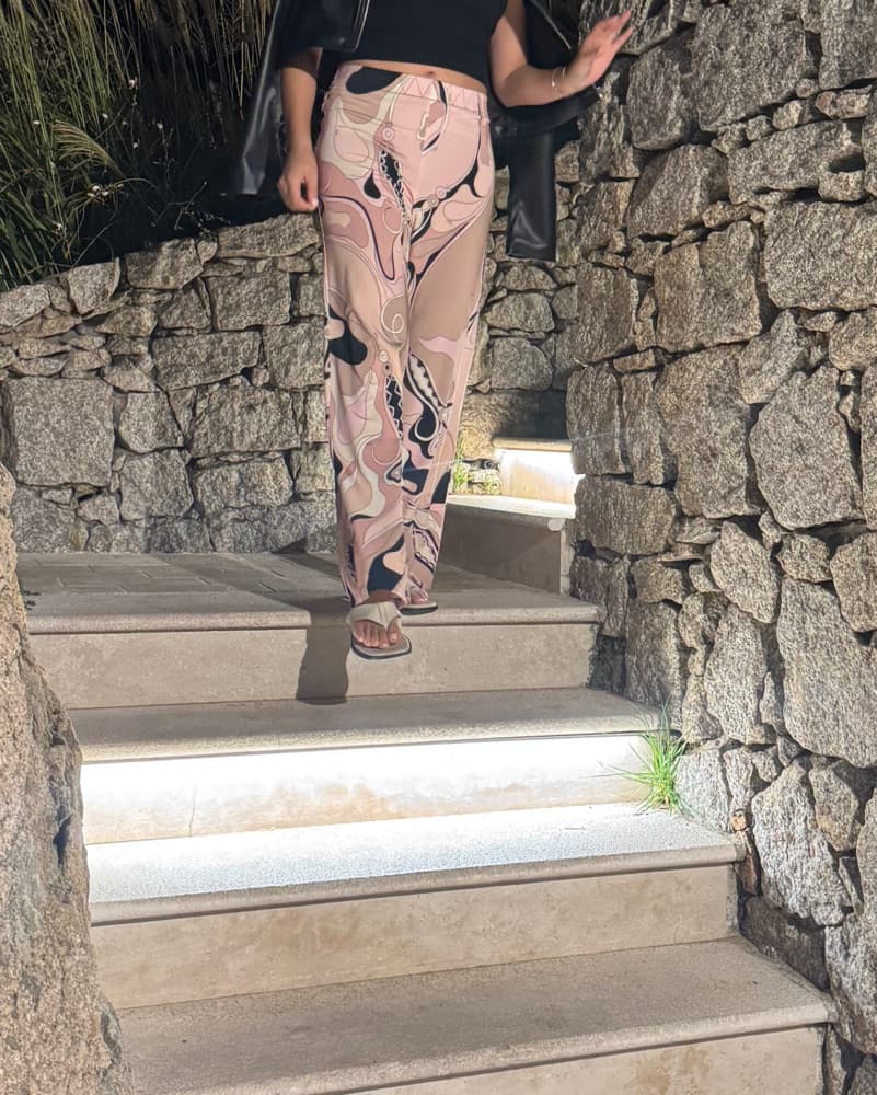Pucci Jersey Wide Leg Pants - Image 3