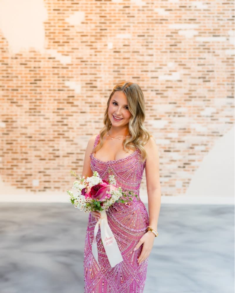 Albina Dyla dress in blush - Image 1