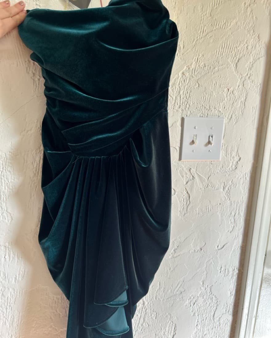 House Of CB green Velvet  - Image 1