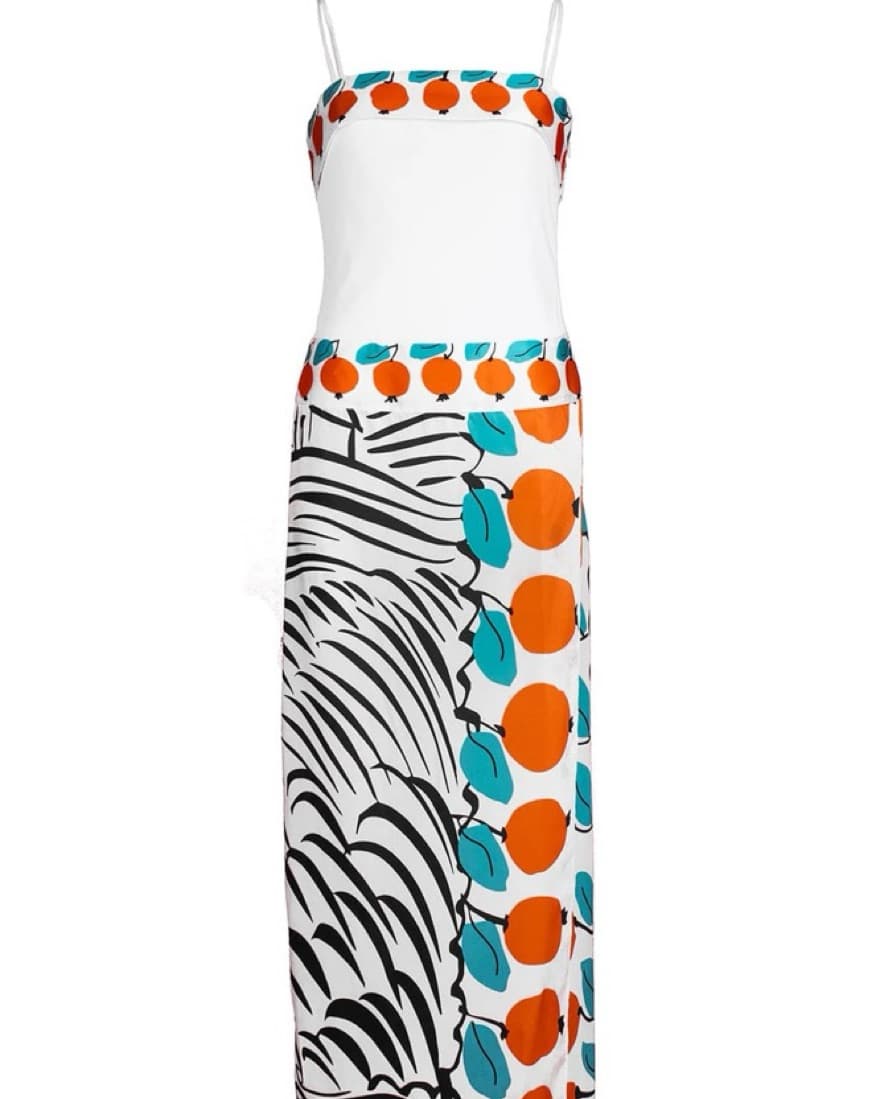 Staud Apricot Maxi Dress - Image 3
