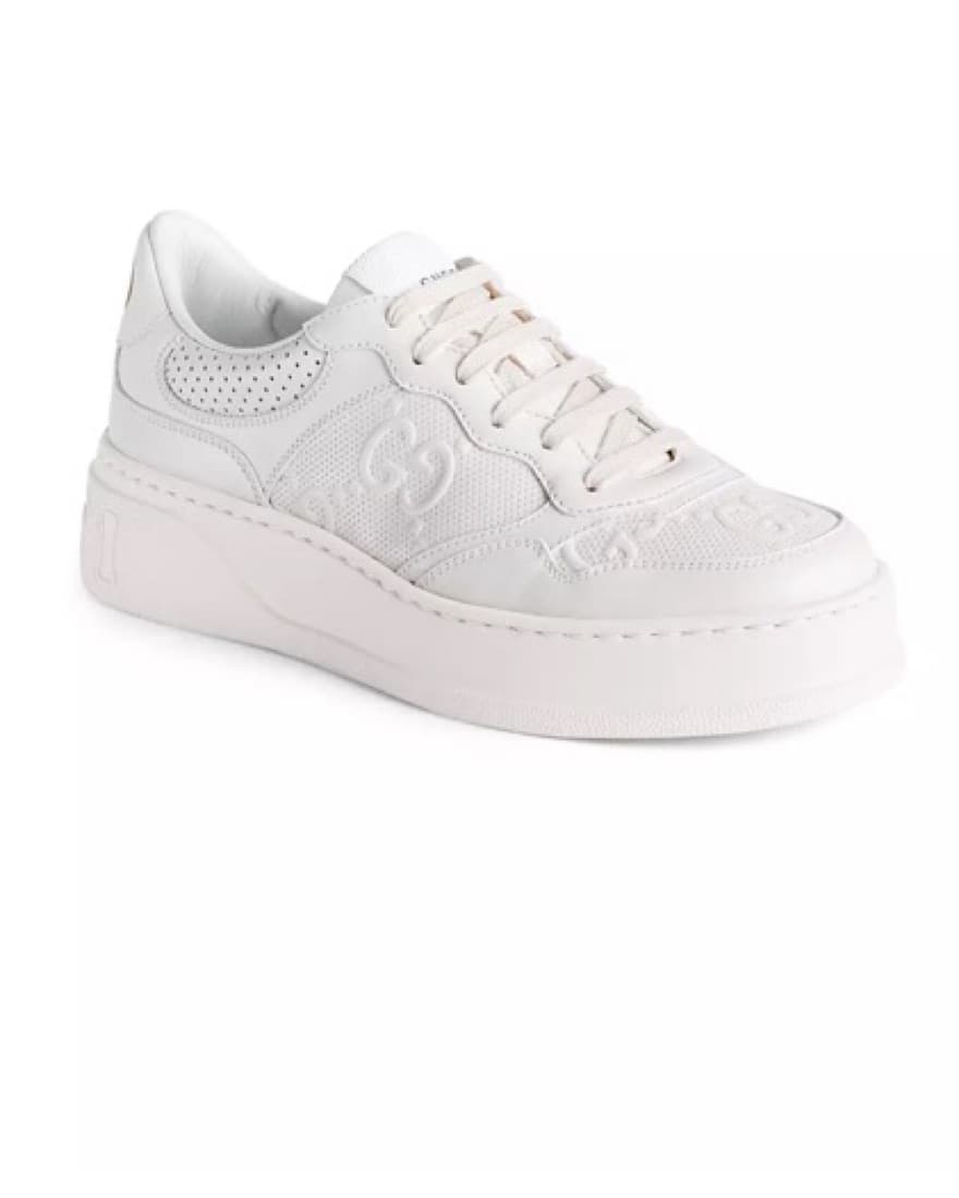 Gucci GG Embosed Sneaker - Image 1
