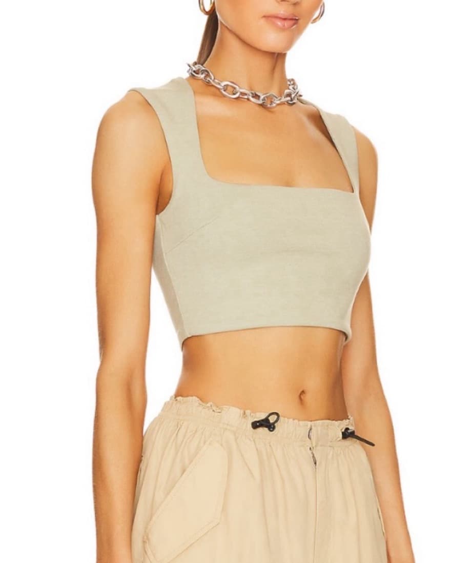 Danielle Guzio Stretch Crop Top  - Image 1