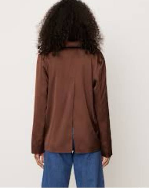 Jacquemus Logo Charm Silk Satin Shirt - Image 2