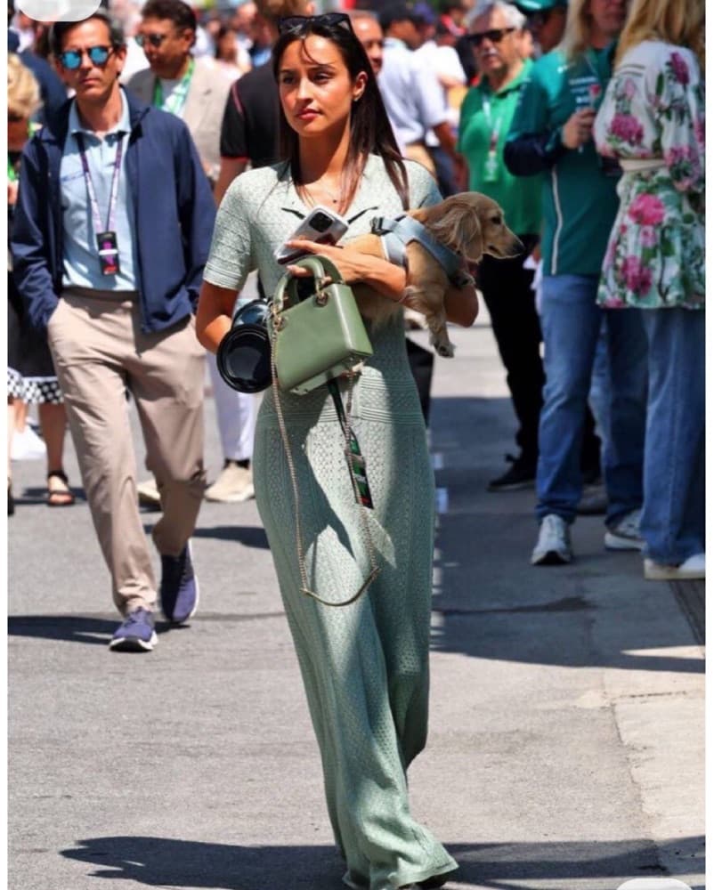 Sandro Almond Green Knit Maxi Dress - Image 4