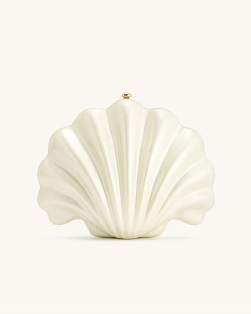 JW Pei Ivory Shell Clutch - Image 2