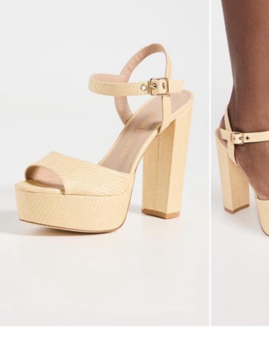 Stuart Weitzman Ryder Platform Heels - Image 1