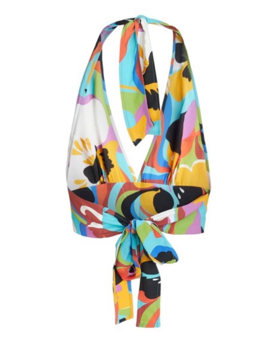 Etro Printed Halter Top - Image 2
