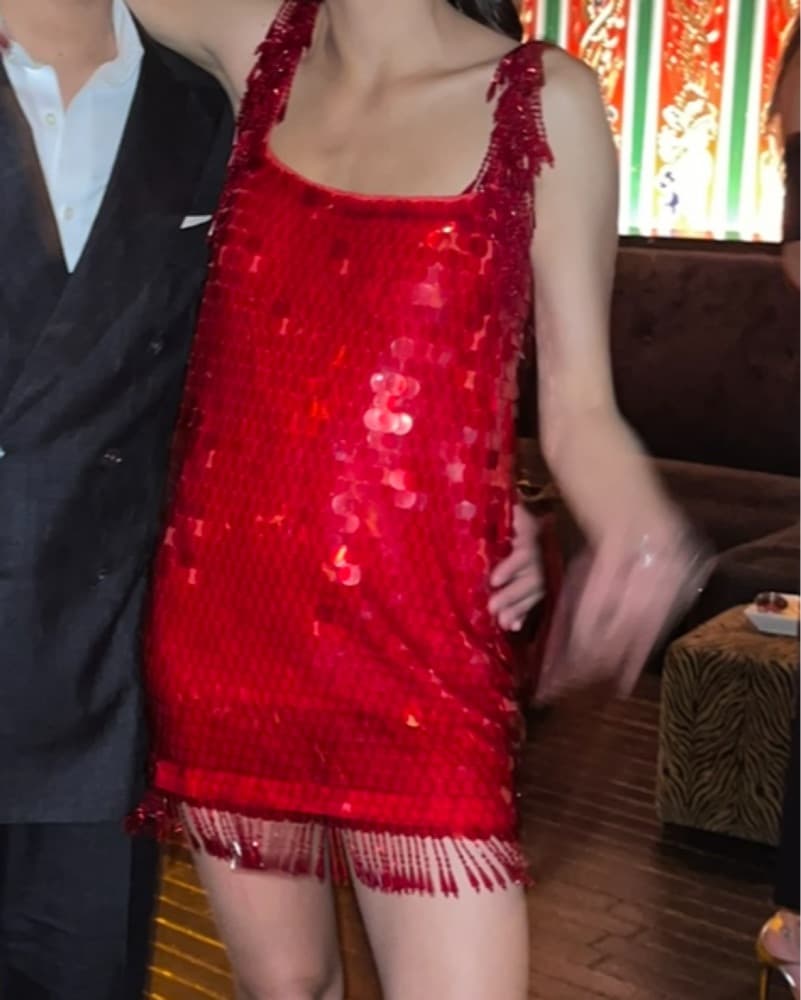 Alexis Zenovia Red Sequin Minidress - Image 4