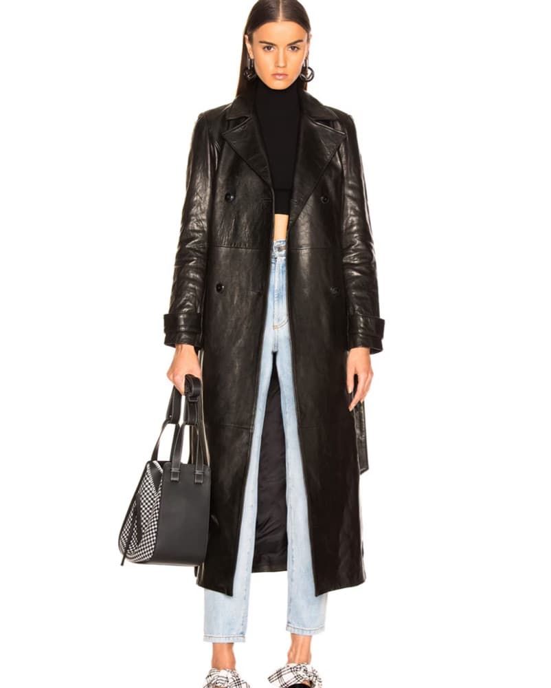 FRAME Leather Trench - Image 1
