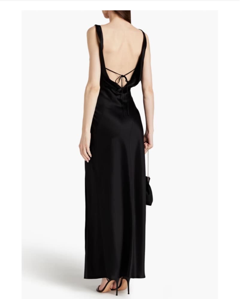 NICHOLAS Draped satin gown - Image 2