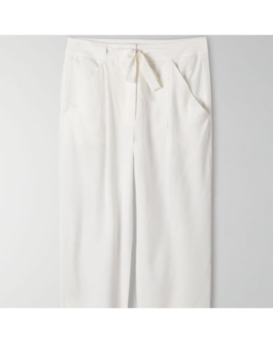 Aritzia Wilfred Linen Pants White - Image 1