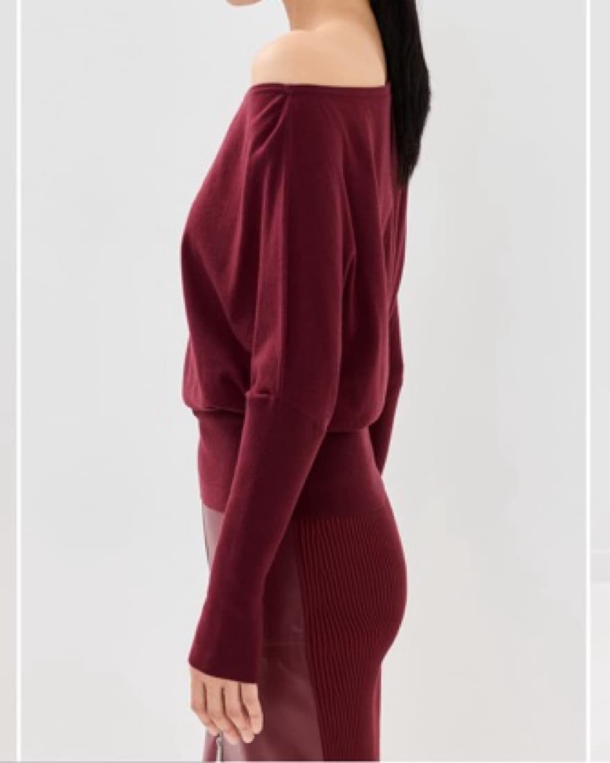 Simkhai Wine Sweater - Image 2