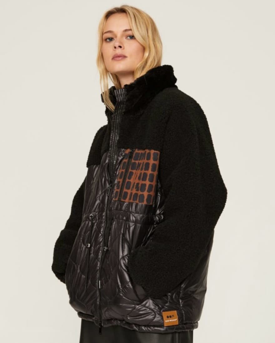 OOF Patch Pocket Puffer Coat - Image 3