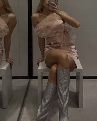 Satin Zara Dress - Image 1