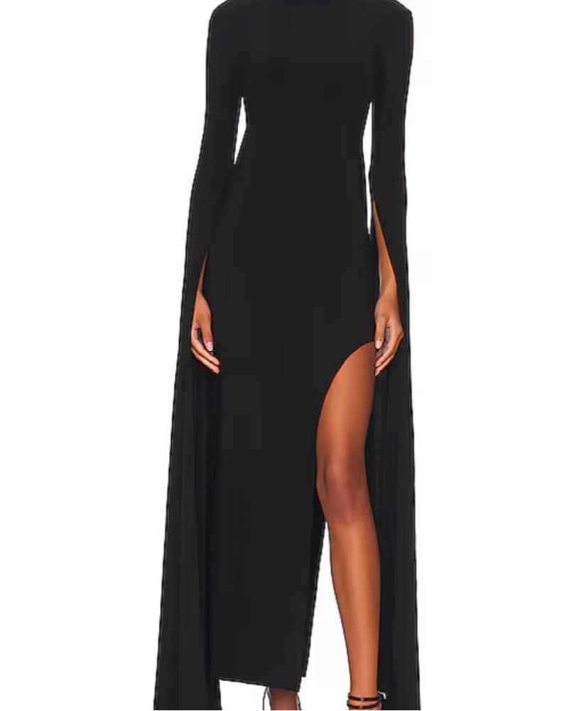 Norma Kamali Black Gown - Image 3