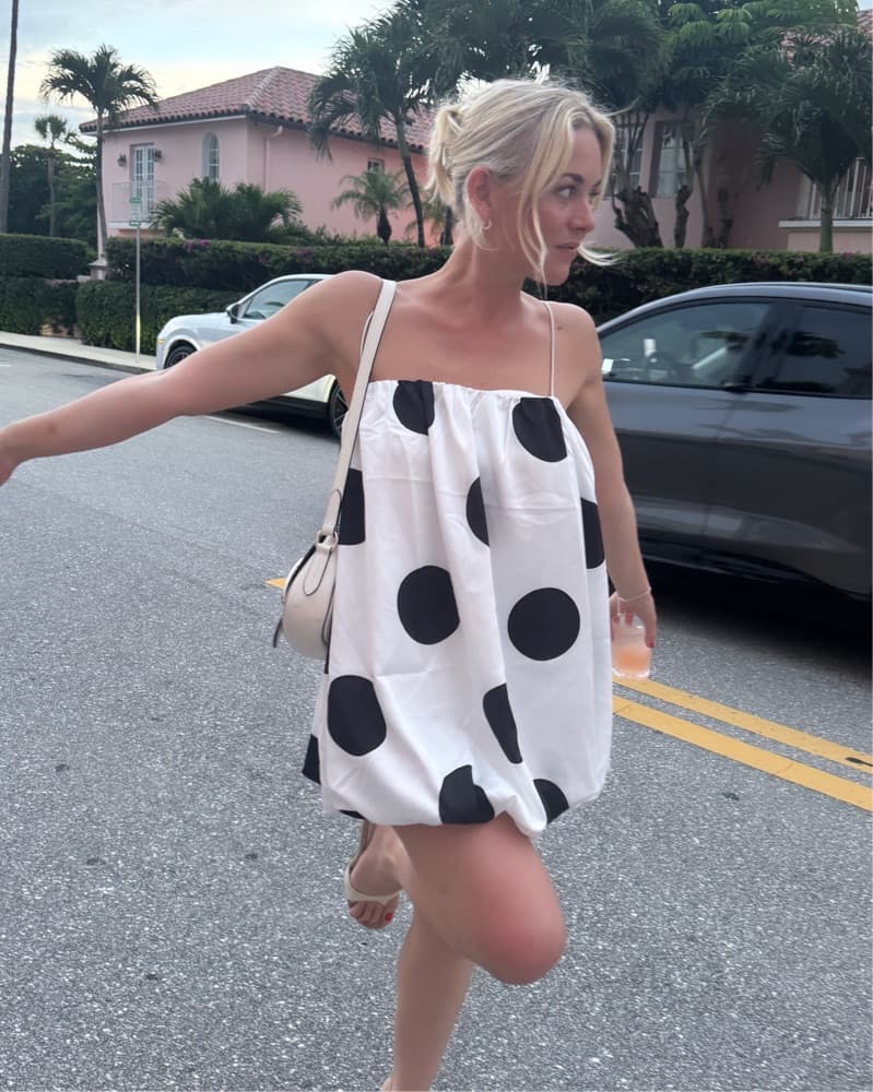 More To Come Polka Dot Mini Dress - Image 3