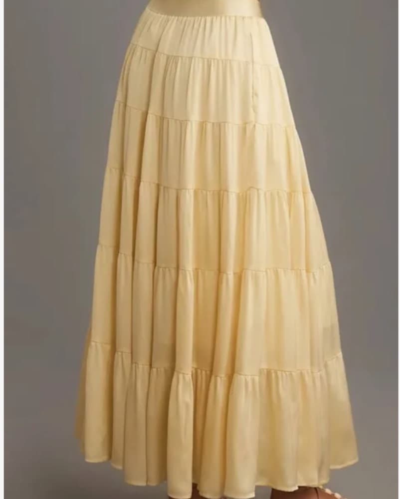 Anthropologie Tiered Petticoat Midi Maxi - Image 3