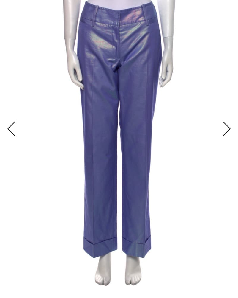 Vintage Dolce and Gabbana Metallic Pants - Image 1