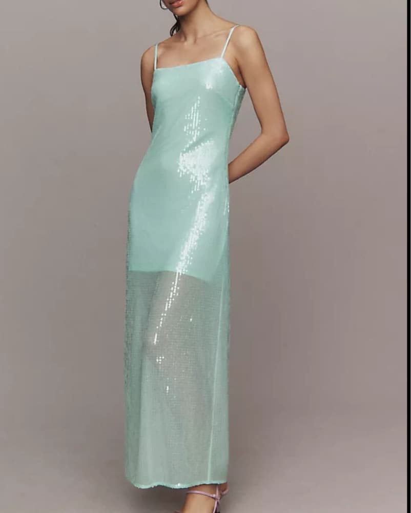Hutch Sequin Back-slit Maxi  - Image 1