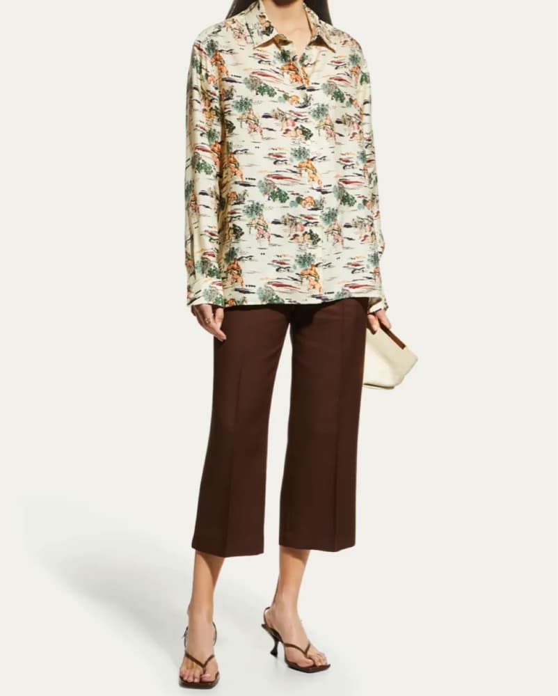 KHAITE Tiger-Print Top - Image 2