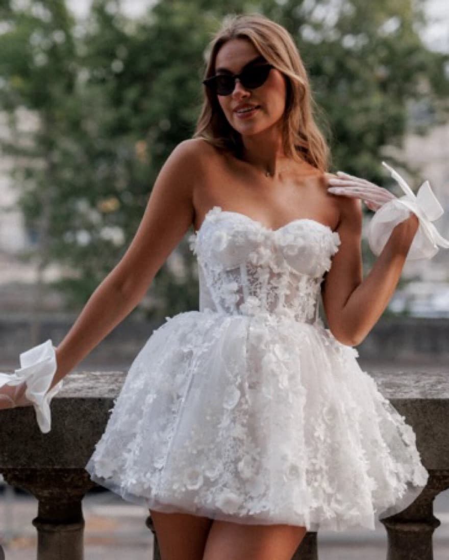 Rosie Etienne FLEUR White Dress  - Image 1