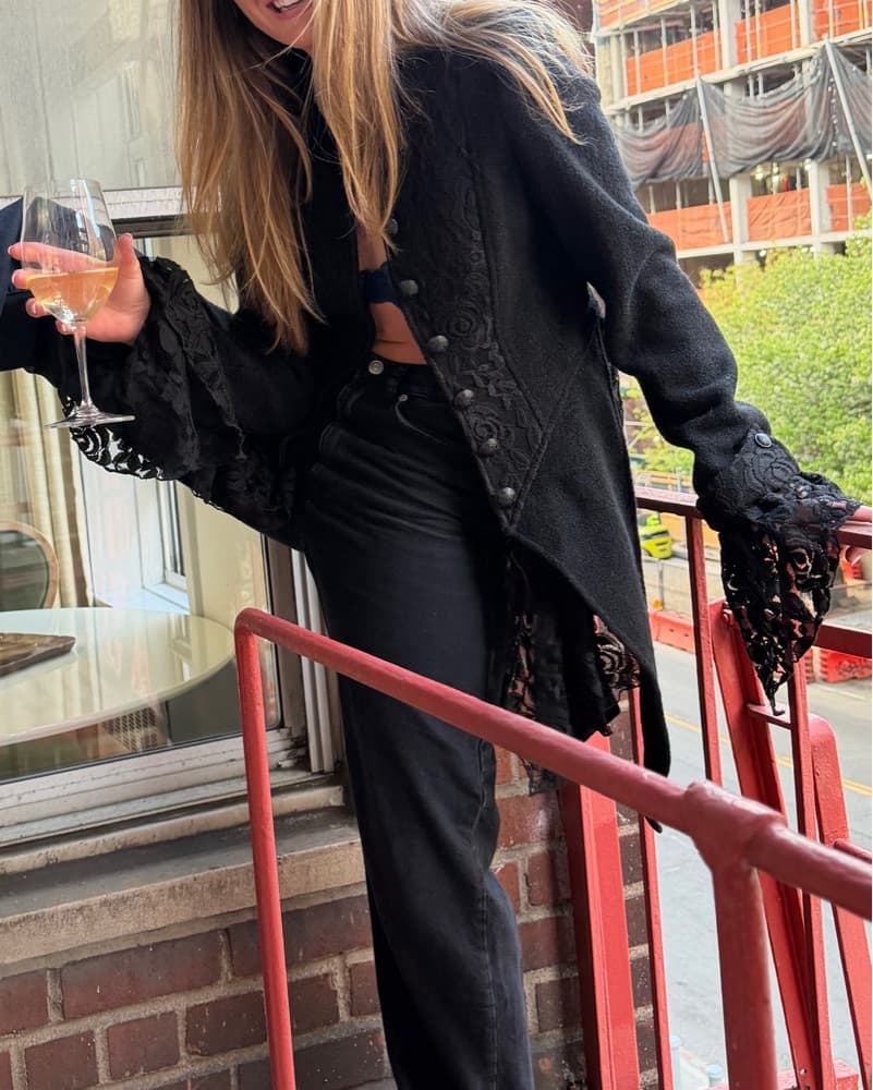Vintage Gothic Military Style Blazer  - Image 2
