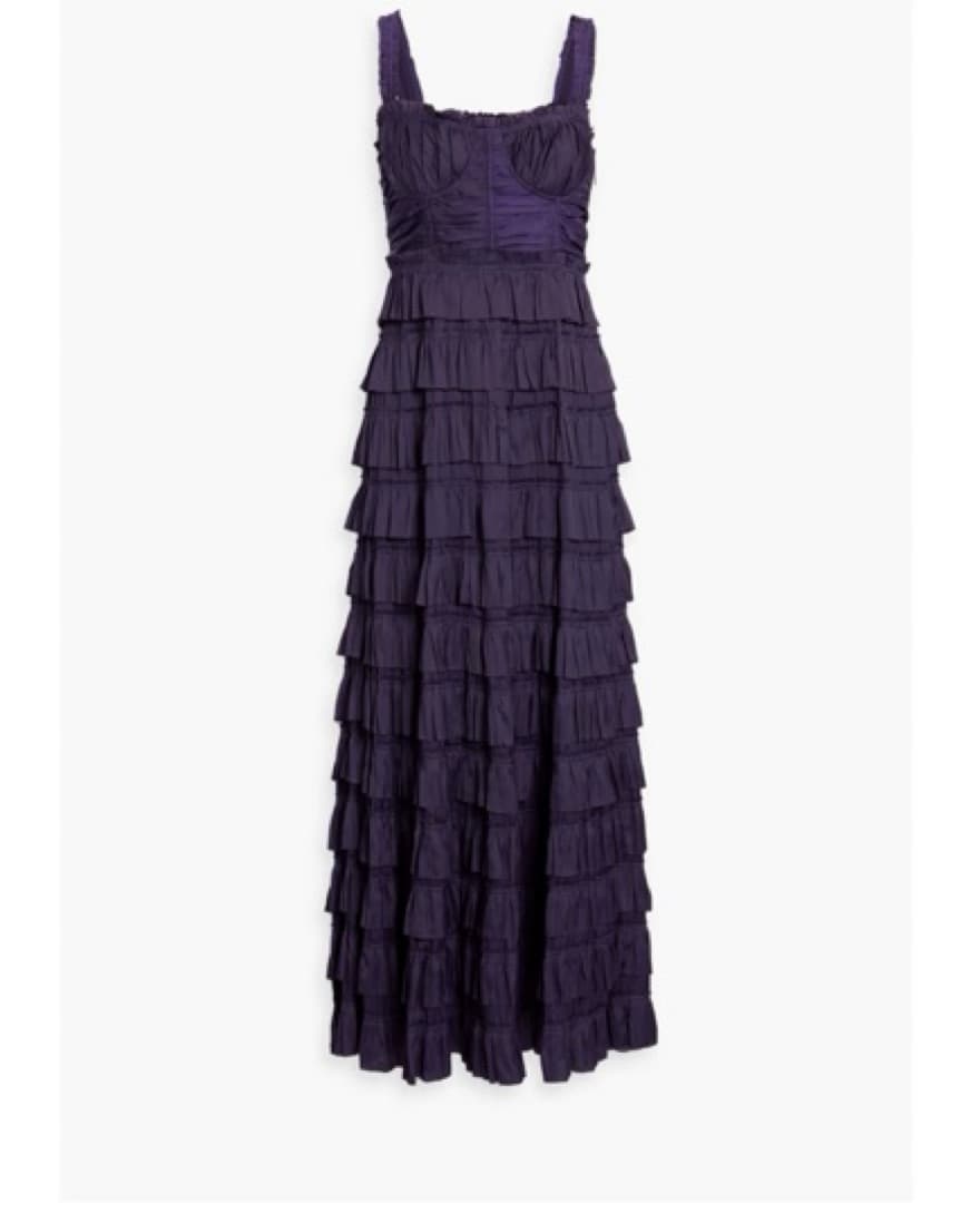 Ulla Johnson Satin Maxi Dress - Image 1