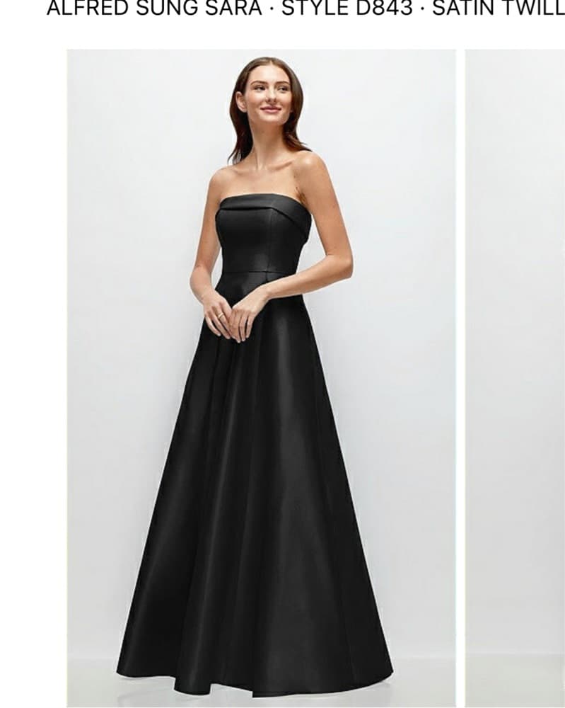 Black Alfred Sung Gown - Image 1