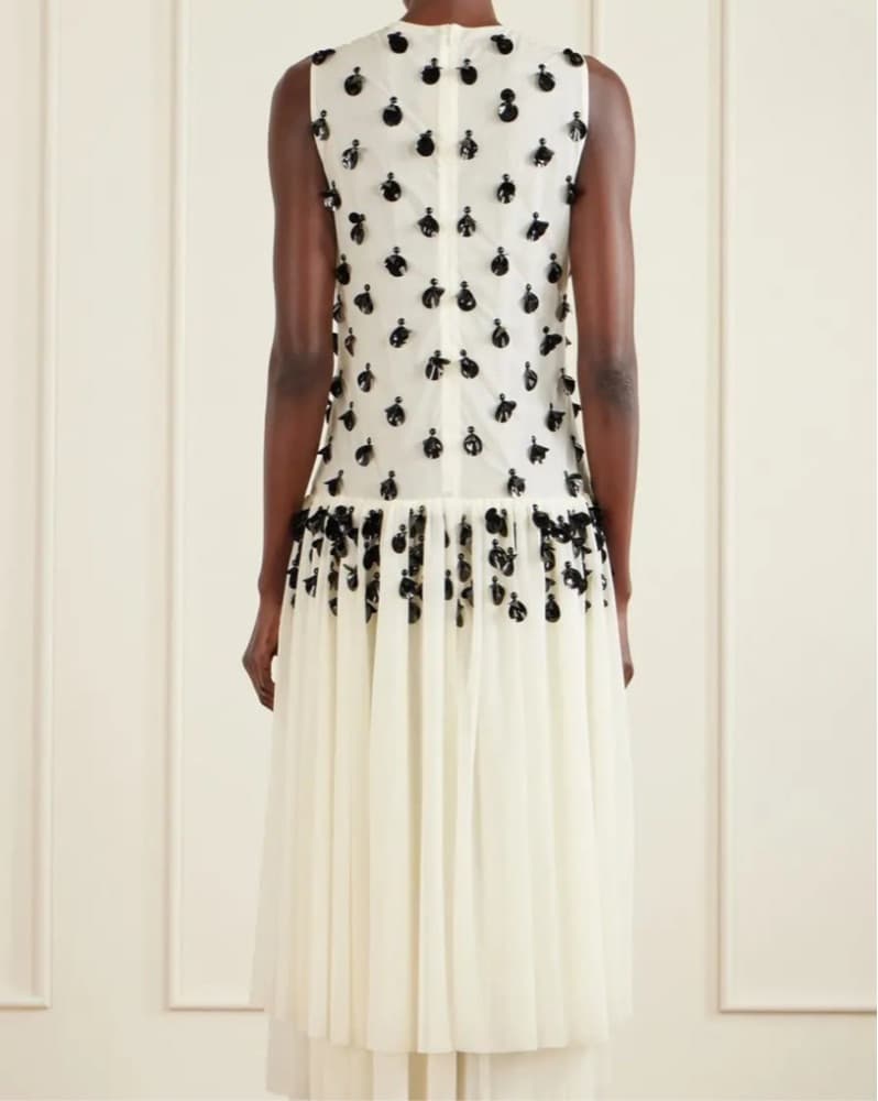 DIOTIMA Embellished Pleated Organza Midi - Image 2
