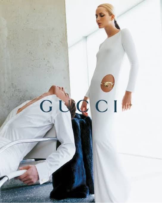 1996 Tom Ford Gucci Cutout Gown In Black - Image 6