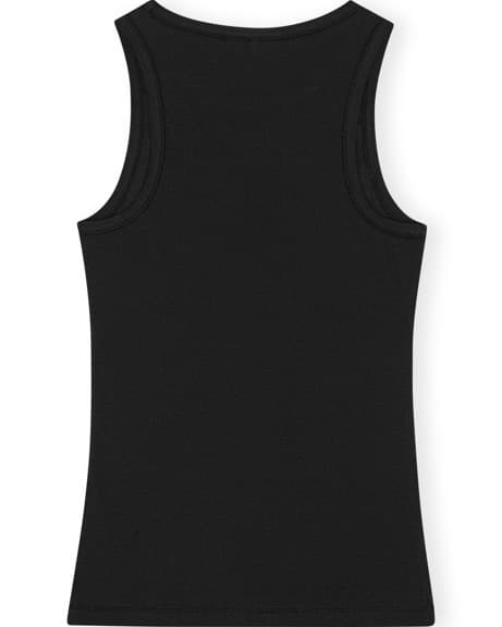 Ganni Ribbed Tank Top - Image 2