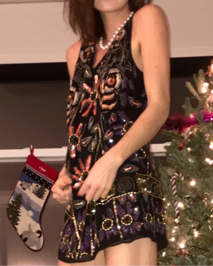 Vintage Free People Beaded Dress - Image 3