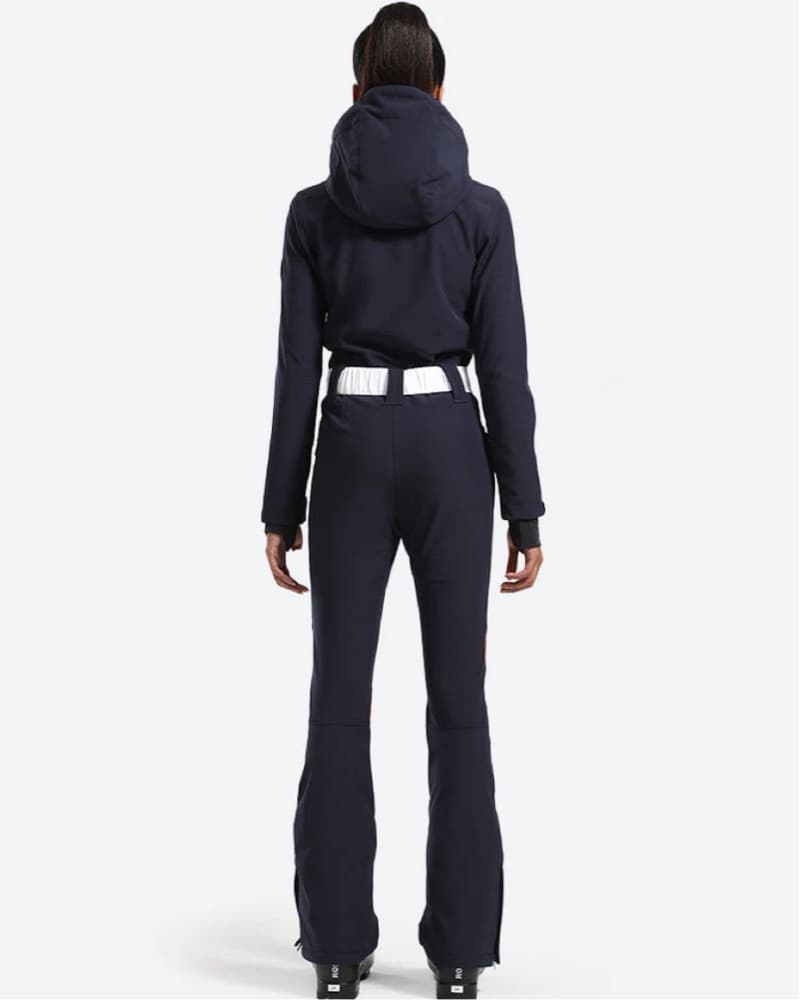 Women's Navy Slim-Fit Waterproof One-Pie - Image 6