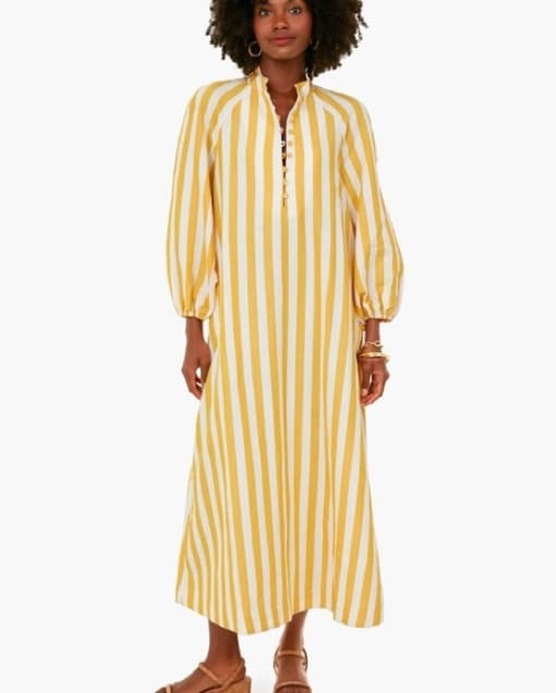 Tuckernuck Marigold Stripe Caftan - Image 1