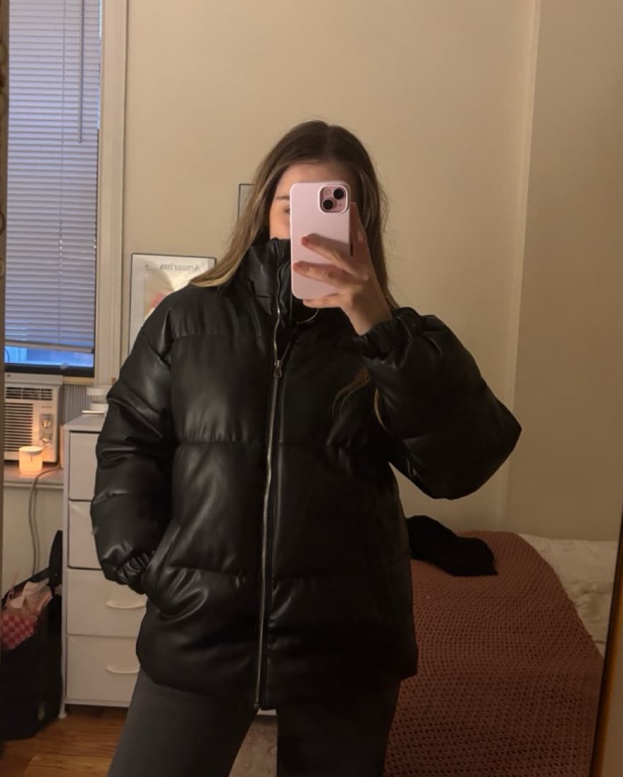 Forever 21  Black Puffer Jacket - Image 1