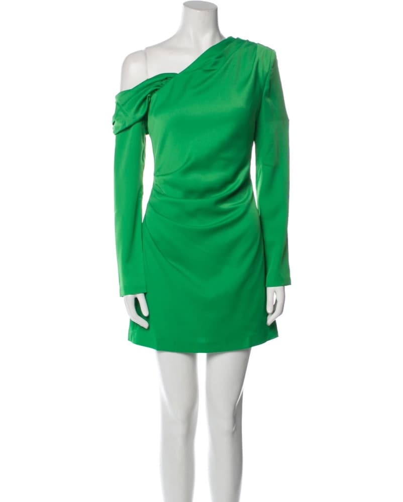 Misha Collection One Shoulder Mini Dress - Image 1