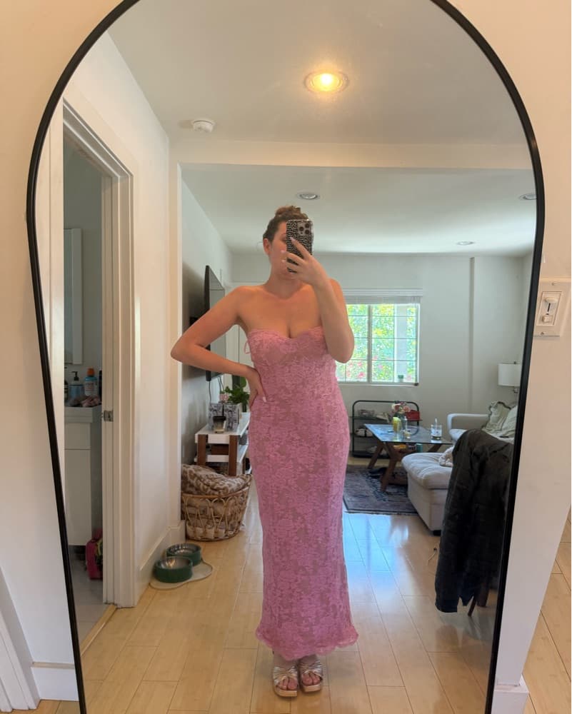 V. Chapman Ruby Gown - Image 3
