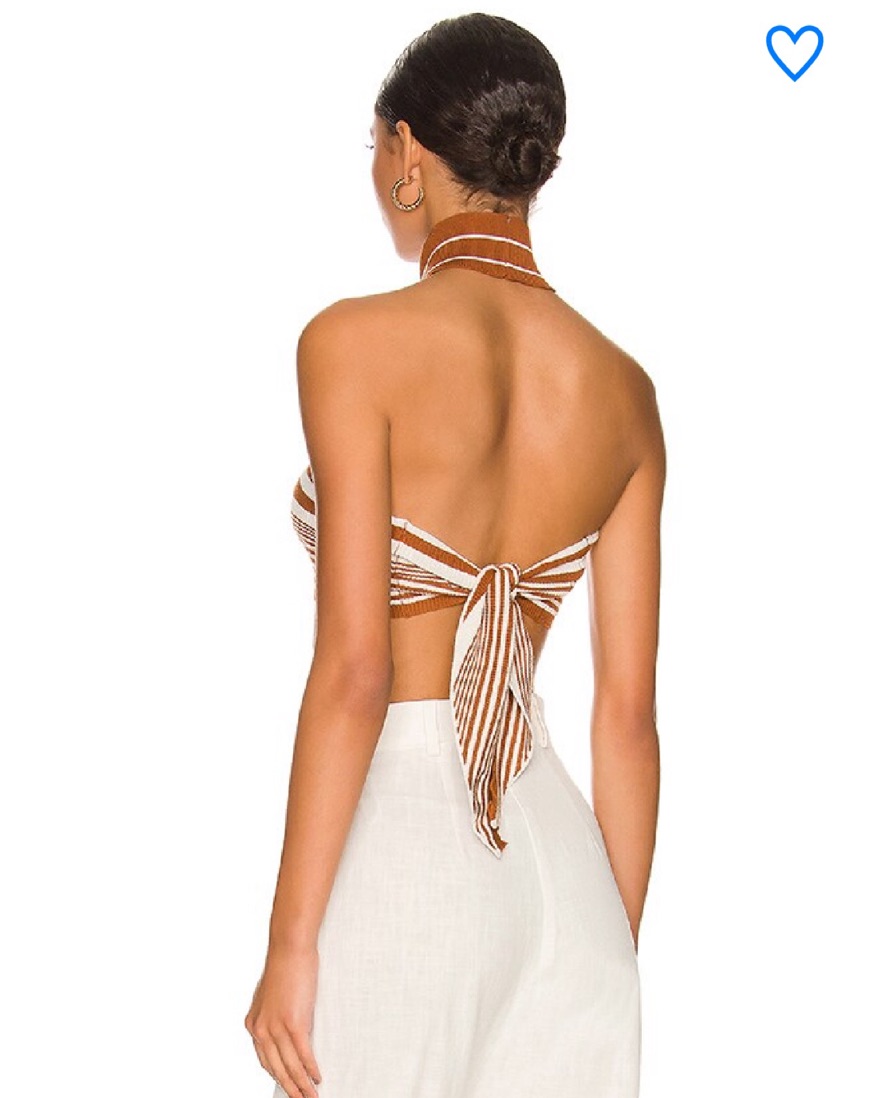 Kiara Backless Crop Top - Image 3