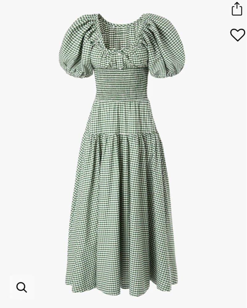 Gingham Maxi Dress - Image 3