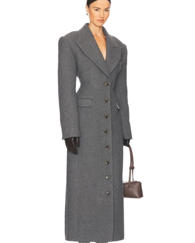 Helsa Italian Blend Wool Coat - Image 2