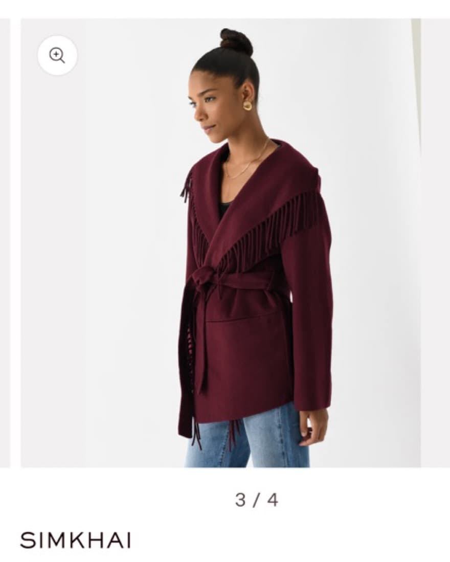 Simkhai Fringe Coat - Image 2