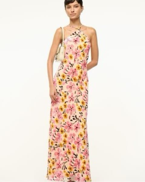 Staud Cubism Floral Dress - Image 4