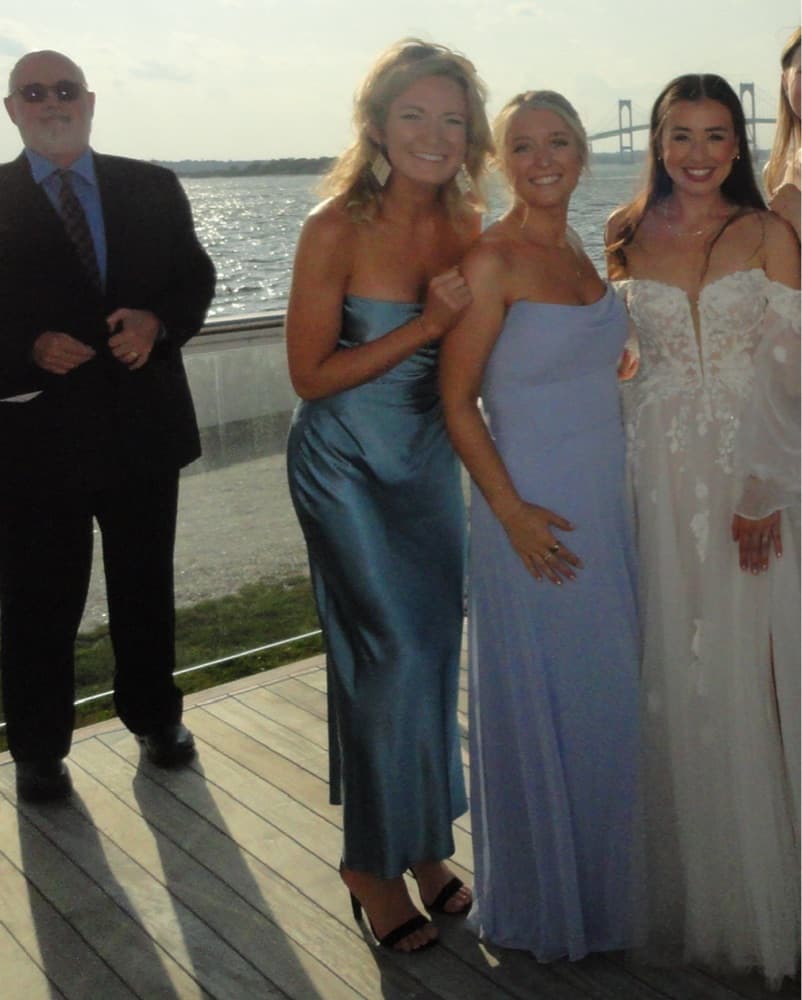 Elegant Teal Satin Gown - Image 3
