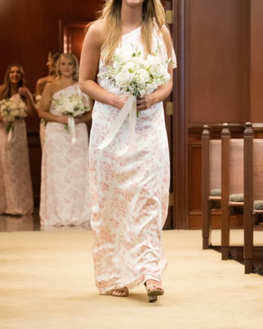 Sachin & Babi Chelsea Gown Pink Floral  - Image 3