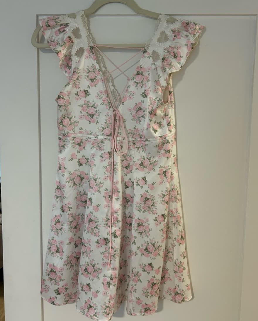 For Love And Lemons Silk Mini Dress - Image 3