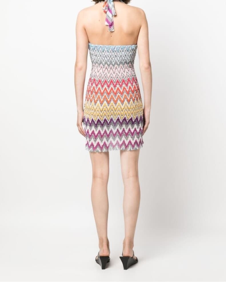 Missoni Shirred Halter Mini - Image 4