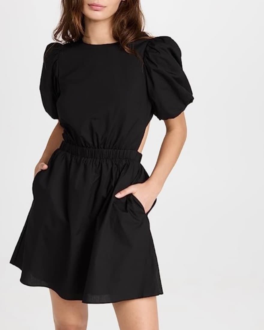 English Factory Cut Out Poplin Dress  - Image 1