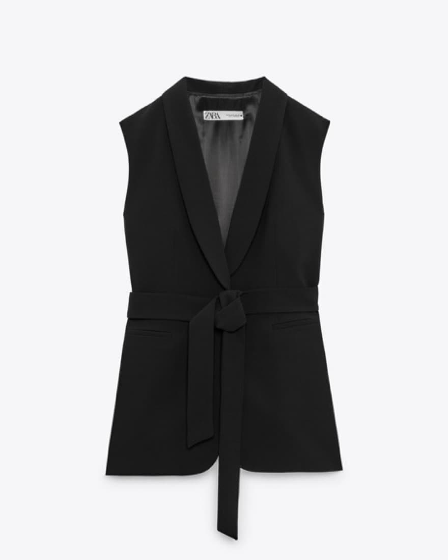 Zara Belted Blazer Tank  - Image 2